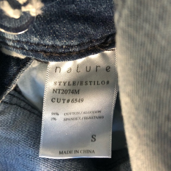 Nature size 8 distressed overall pants - Picture 5 of 5